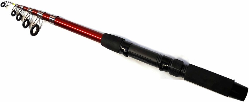 Styleicone 240MTR 8ft Telescopic Fishing Rod 2.4MTR SD336 Red