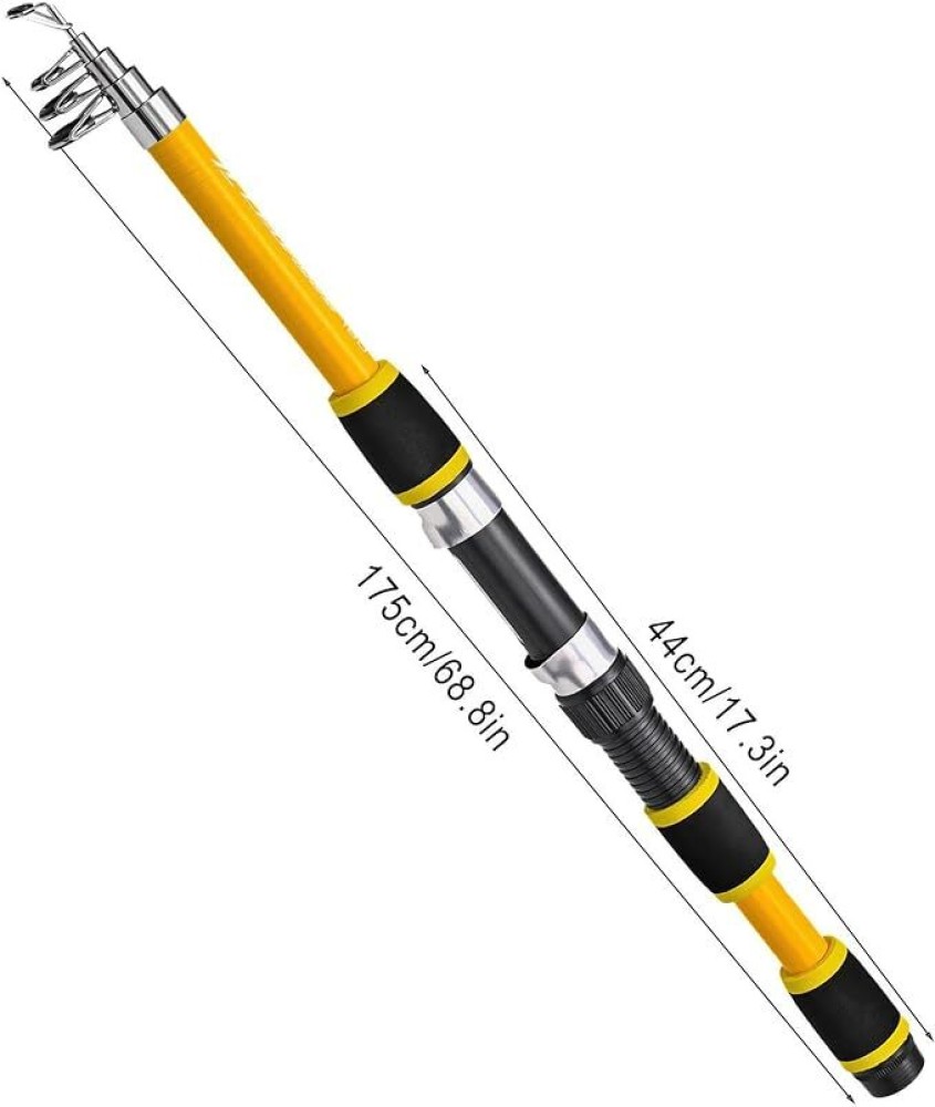 Abirs fishing rod (7 ft / 210 cm) foam yellow Yellow Fishing Rod