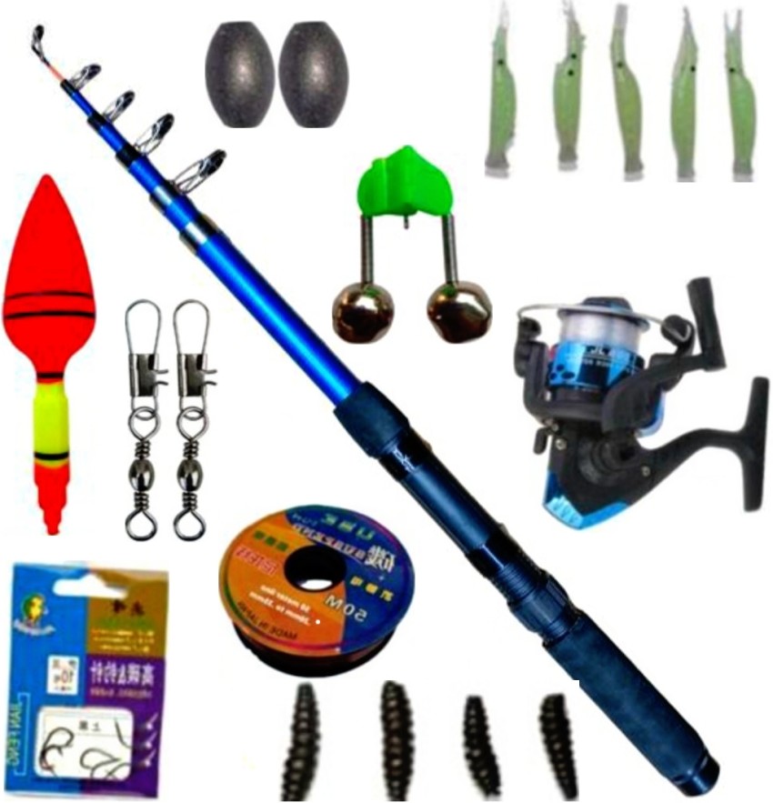 Sikme Ultimate Angler's Companion: 300 CM Green Fishing Rod and Reel Set  Green Fishing Rod Price in India - Buy Sikme Ultimate Angler's Companion:  300 CM Green Fishing Rod and Reel Set