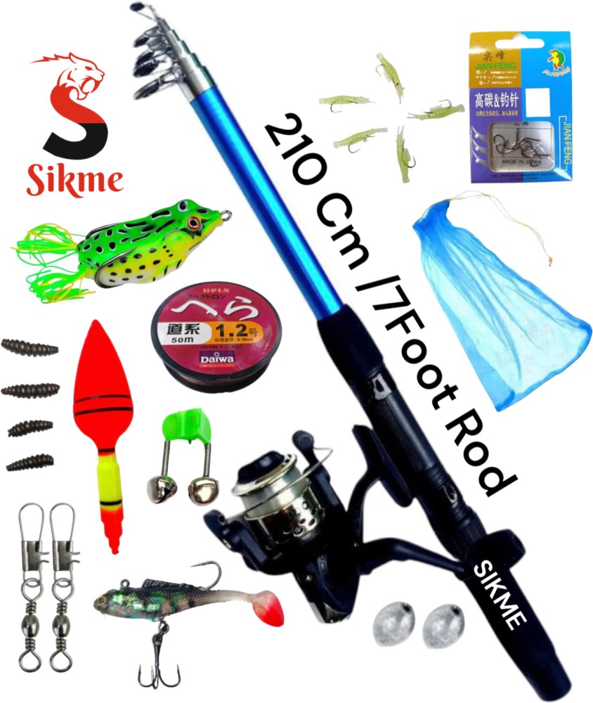 Sikme Precision Performance: 7-Foot/210cm Rod & Reel Fusion for