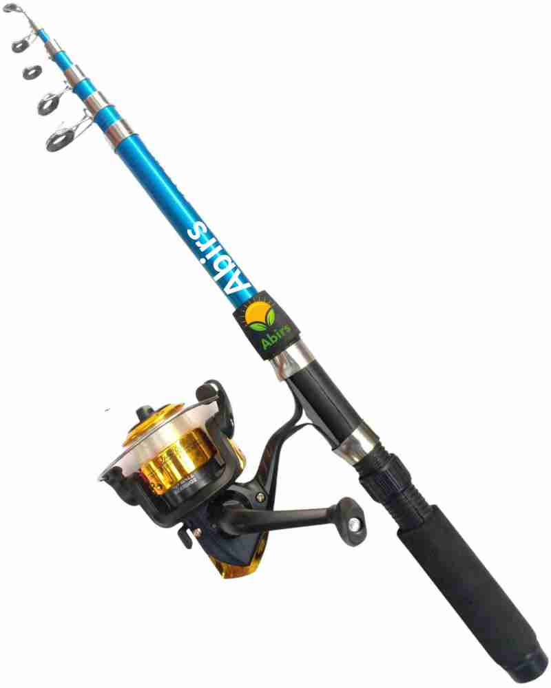 Abirs fishing rod and reel uuyt Blue Fishing Rod Price in India - Buy