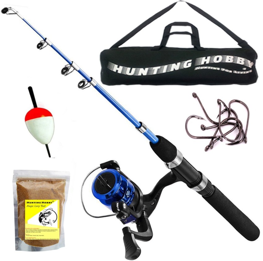 Hunting Hobby Fishing Spinning Rod, Reel,floot,hooks,food. Free