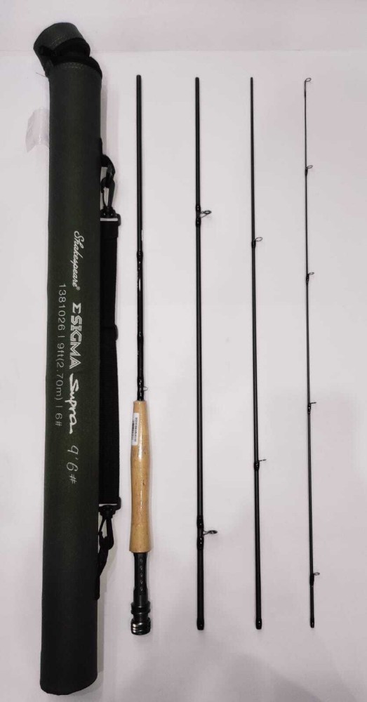 SHAKESPEARE SHKEARE SIMA SUPRA FLY ROD Black Fishing Rod Price in