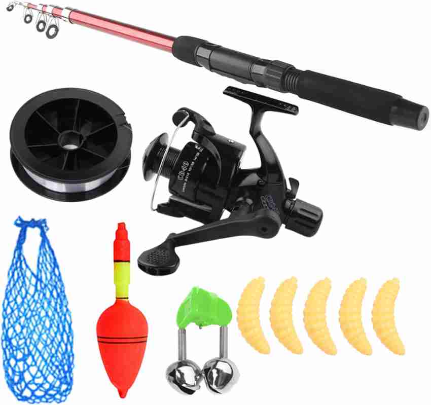 Yolo Tackles Fishing Rod,Reel, Carrying Net, Float, Line, Bell, Lures Kit  Multicolor Fishing Rod Price in India - Buy Yolo Tackles Fishing Rod,Reel,  Carrying Net, Float, Line, Bell, Lures Kit Multicolor Fishing