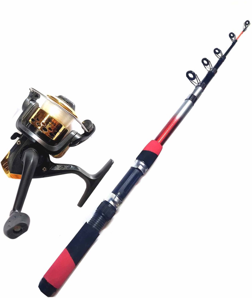 Styleicone 8 ft OR Fishing Rod with Spinning Reel YF 208 218 CM Telescopic  Fishing Rod LK5664 Multicolor Fishing Rod Price in India - Buy Styleicone 8  ft OR Fishing Rod with