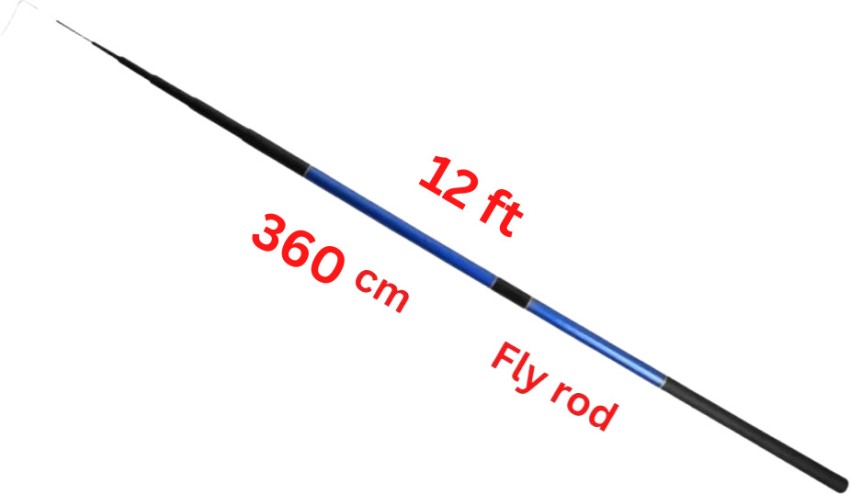 Abirs 12 ft fly 360 long Blue Fishing Rod Price in India - Buy Abirs 12 ft  fly 360 long Blue Fishing Rod online at