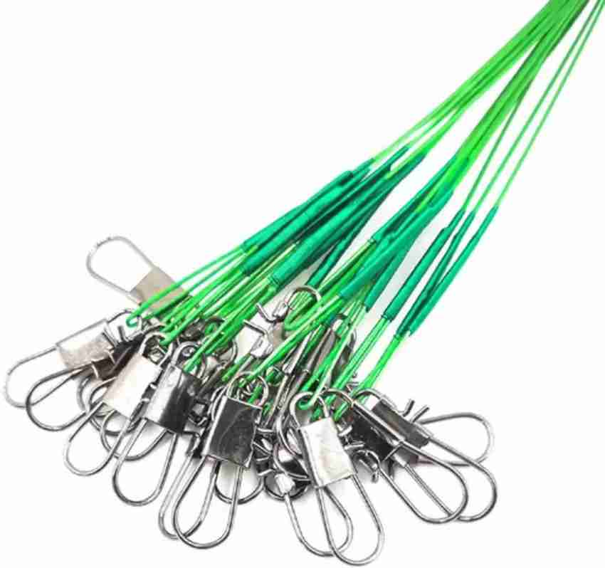 Auf Fishing Leader Wire (Line Clip Included, Set of 60) Cast Fishing, Fly  Fishing, Angling, Bait Casting Snap Swivel Price in India - Buy Auf Fishing  Leader Wire (Line Clip Included, Set