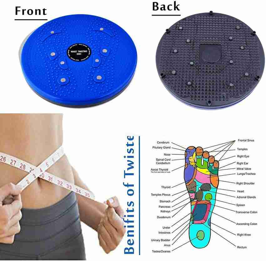 GJSHOP Exercise Massage foot Waist Twisting Disc Exercises Body Ab