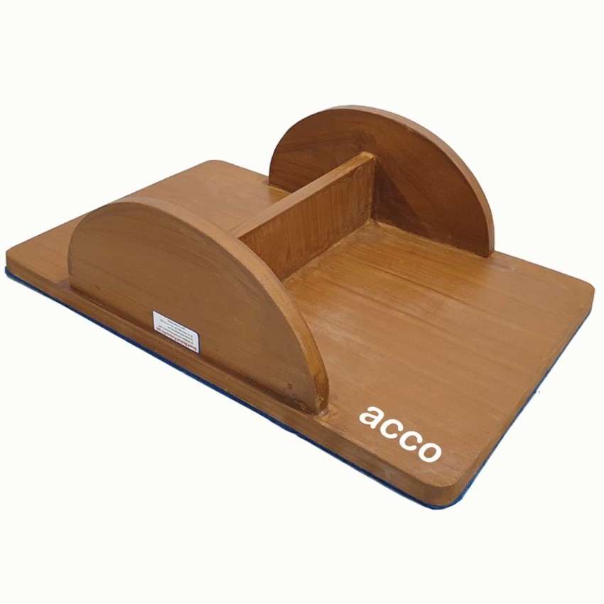 ACCO Wooden Balance Board Rectangular Equilibrium Board Rocker Board  Fitness Balance Board Price in India - Buy ACCO Wooden Balance Board  Rectangular Equilibrium Board Rocker Board Fitness Balance Board online at