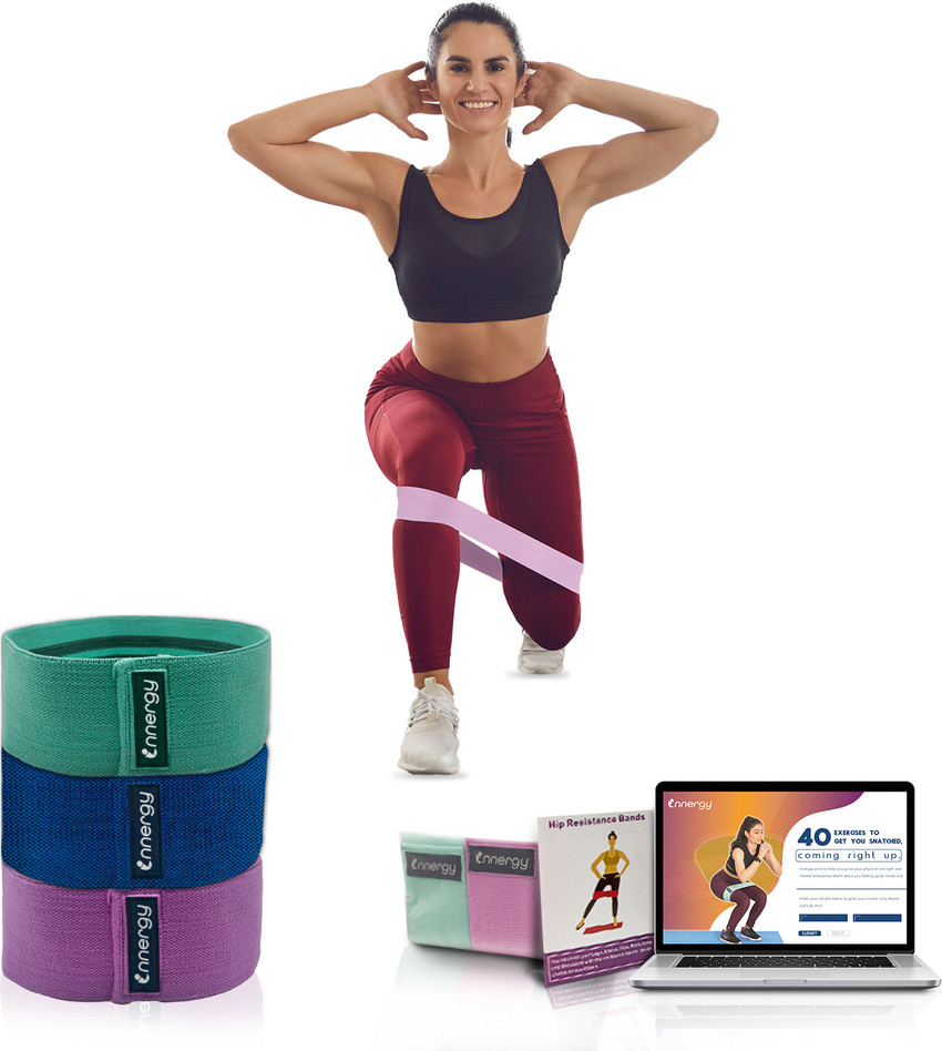 Resistance bands for legs and arms clearance