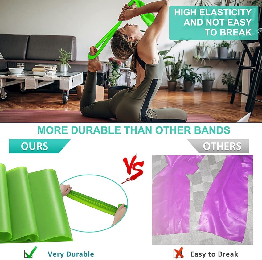 Durable Yoga Stretch Band Strength Training Physical Therapy