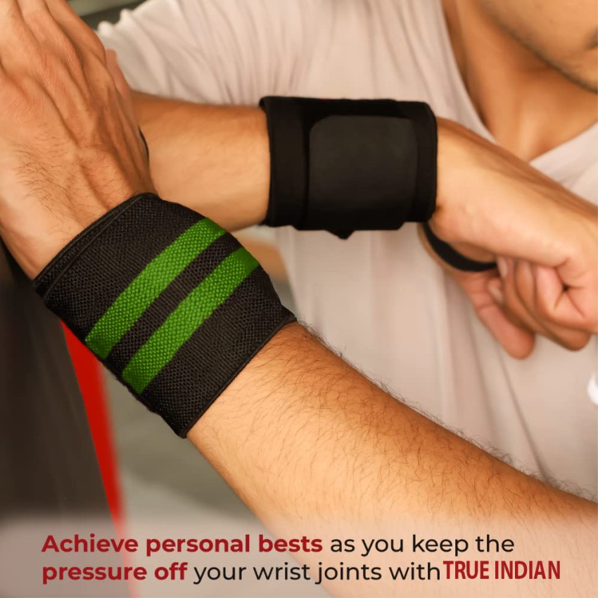 Cool Indian Wrist Band for Men & Women, Wrist Supporter for Gym Wrist  Wrap/Straps Gym