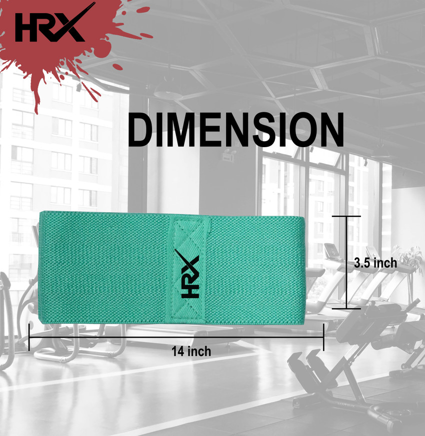 HRX Fitness Band Skin Friendly Stretch Loop Workout Fabric Leg Glute Exercise Squat Resistance Band Buy HRX Fitness Band Skin Friendly Stretch Loop Workout Fabric Leg Glute Exercise Squat Resistance B...