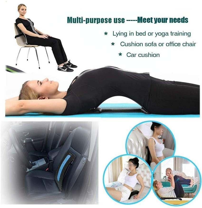 Back Stretcher, Backright Lumbar Relief Lower Back Stretcher, Multi-Level  Back Massage Stretcher Device 