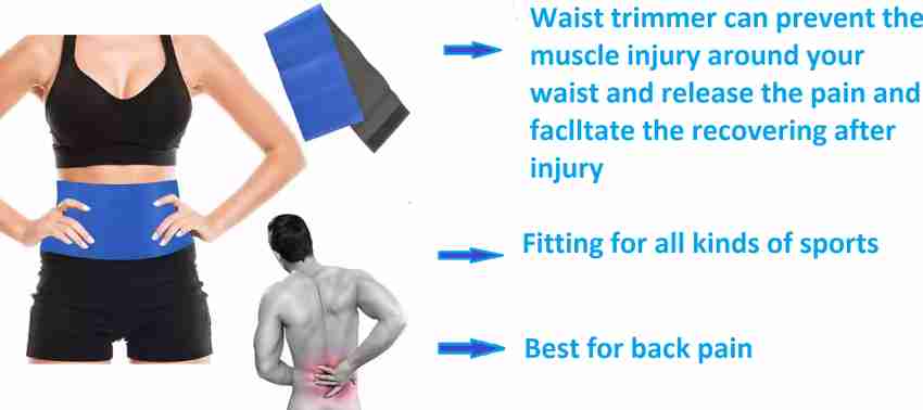 Viven enterprise Waist Trimmer Belt Back Support Weight Loss Fat Resistance Band Buy Viven enterprise Waist Trimmer Belt Back Support Weight Loss Fat Resistance Band Online at Best Prices in India