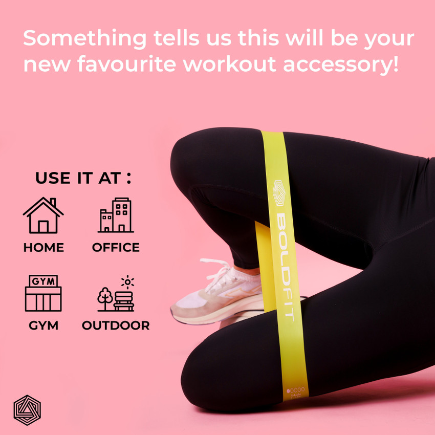 BOLDFIT Resistance Bands Mini Loop Perfect for Toning Home Workout. Carry Bag Included Resistance Band Buy BOLDFIT Resistance Bands Mini Loop Perfect for Toning Home Workout. Carry Bag Included Resist...