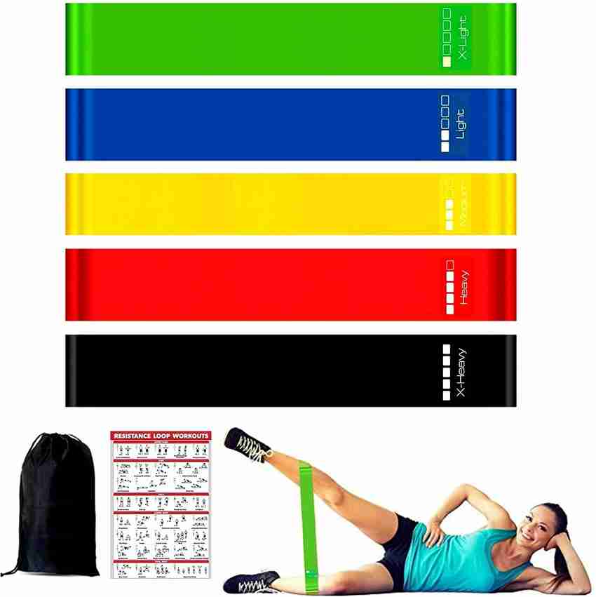 Dr Pacvu Resistance Loop Bands for Workout Gym Exercise Fitness Stretching Yoga Fitness Band Buy Dr Pacvu Resistance Loop Bands for Workout Gym Exercise Fitness Stretching Yoga Fitness Band Online at