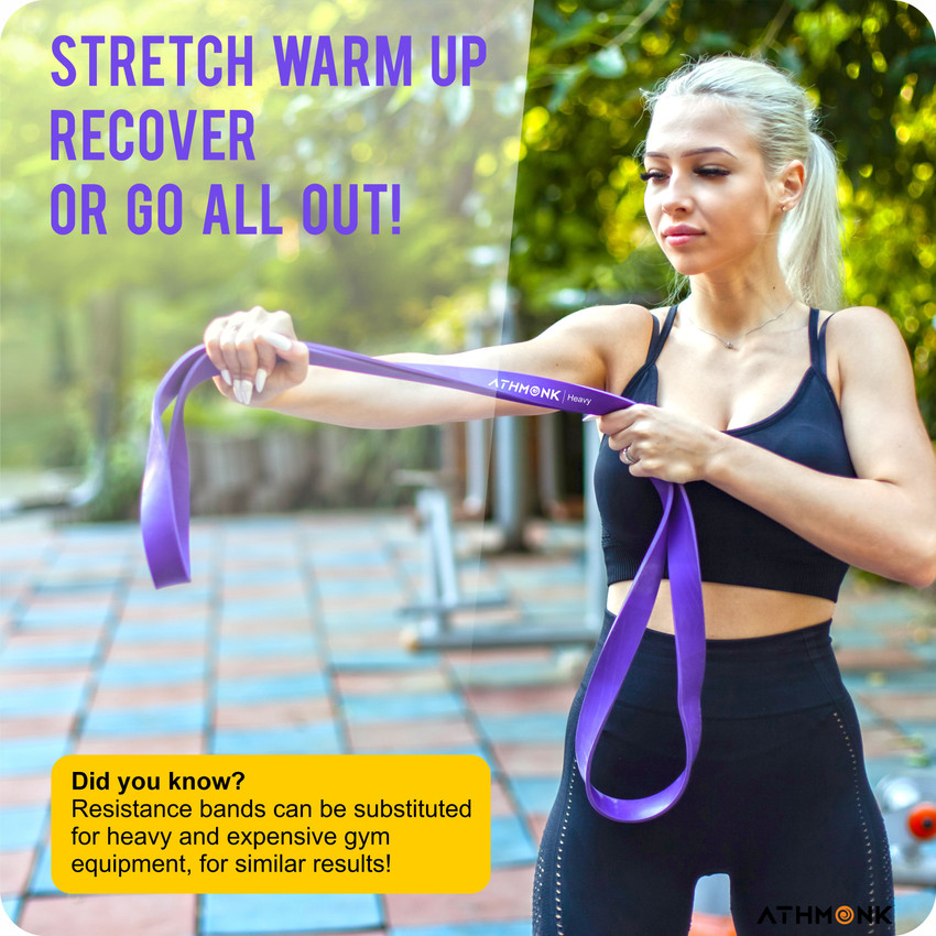 Athmonk Power Loop Exercise Band Stretch Bands for Workout 30 45 kg Heavy Resistance Band Buy Athmonk Power Loop Exercise Band Stretch Bands for Workout 30 45 kg Heavy Resistance Band