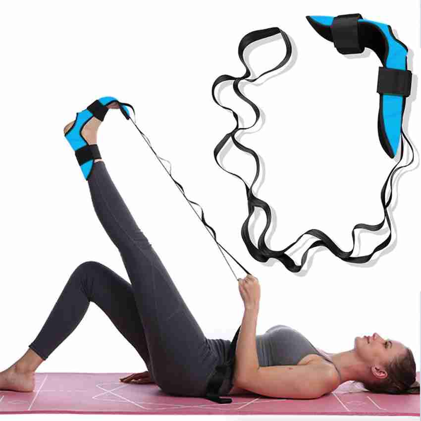 PROBEROS Yoga Belt for Women Men 5 Loops Yoga Strap for Stretching