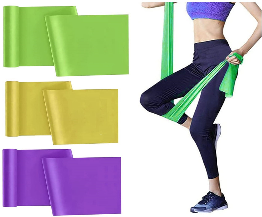 Khargadham TheraBands for Physical Therapy Stretching Home Fitness Yoga Resistance Band Buy Khargadham TheraBands for Physical Therapy Stretching Home Fitness Yoga Resistance Band Online at Best Price...