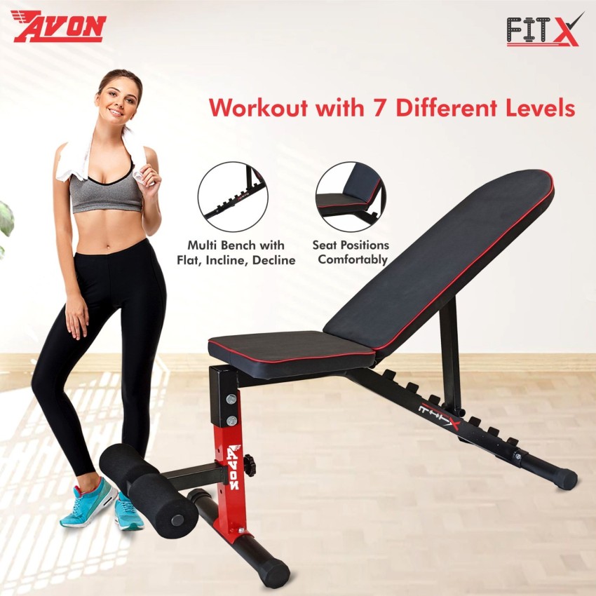 AVON Multipurpose Fitness Bench Price in India Buy AVON Multipurpose Fitness Bench online at Flipkart