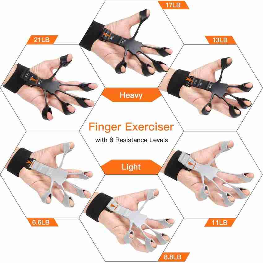 LEERFIE Hand Exercise Equipment Finger Resistance Band C3 Fitness Grip for Therapy Hand Grip Fitness Grip Buy LEERFIE Hand Exercise Equipment Finger Resistance Band C3 Fitness Grip for Therapy Hand Gr...
