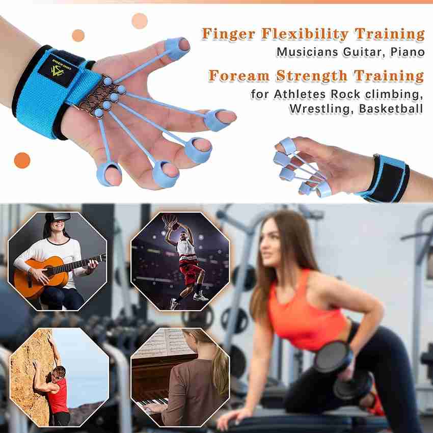 BAWALIYANZED Strength Trainer Forearm Exerciser Hand Yoga Resistance Band Finger Expander Hand Grip Fitness Grip Buy BAWALIYANZED Strength Trainer Forearm Exerciser Hand Yoga Resistance Band Finger Ex...