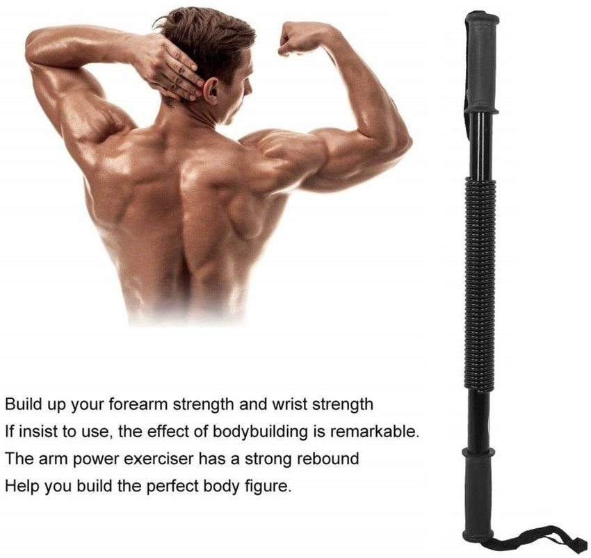 ShopiMoz Unisex Arm and Forearm Exercise Rod Power Chest Expander 20KG for Strength Hand Grip Fitness Grip Buy ShopiMoz Unisex Arm and Forearm Exercise Rod Power Chest Expander 20KG for Strength Hand
