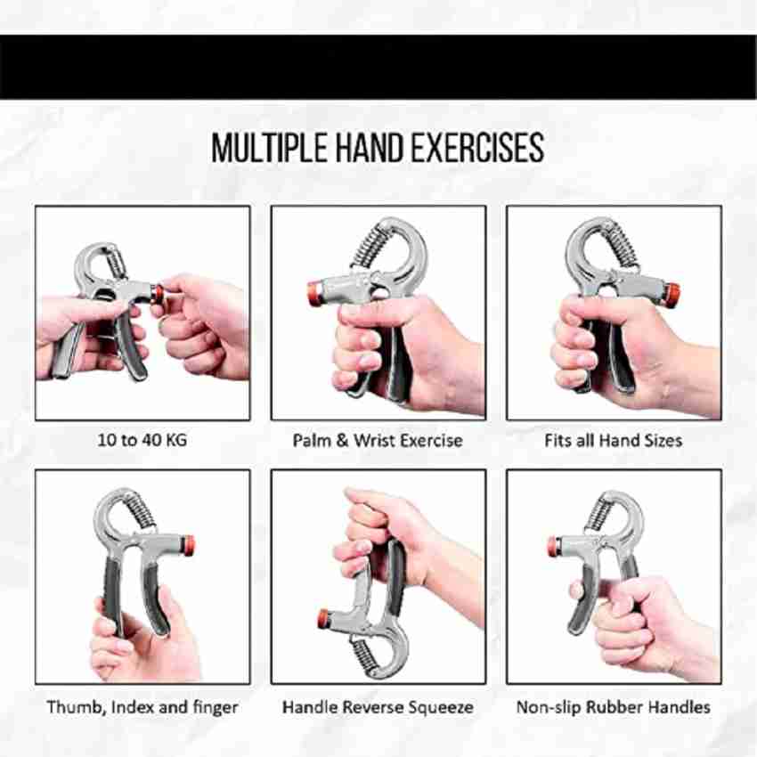 ShopiMoz Adjustable Spring Hand Exerciser, Finger Exerciser, Hand Grip  Strengthener Hand Grip/Fitness Grip - Buy ShopiMoz Adjustable Spring Hand  Exerciser, Finger Exerciser