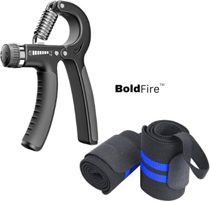 BoldFire Adjustable Hand Grip With Counter and Metal Hand Gripper 100kg  (pack of 2) Hand Grip/Fitness Grip - Price History