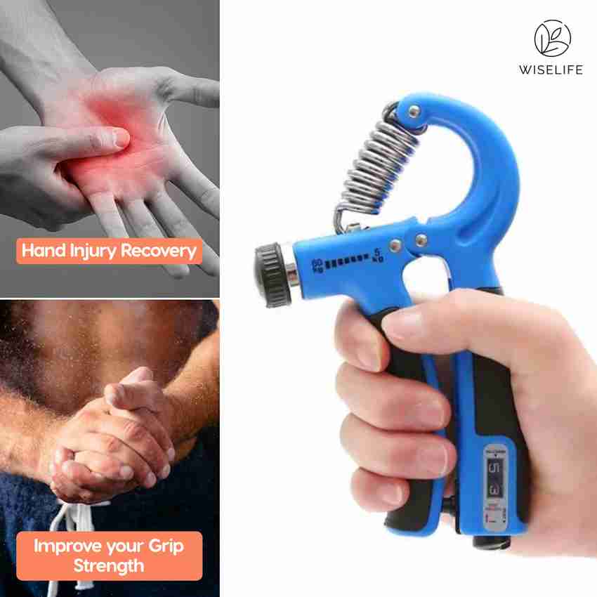 Wiselife Handgrip Strengthener with Counter for Men Women Kids Hand Gripper for Gym Hand Grip Fitness Grip Buy Wiselife Handgrip Strengthener with Counter for Men Women Kids Hand