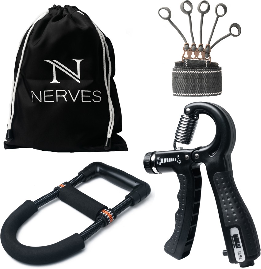 NERVES Hand Gripper Set Wrist Exercise Finger Gripster Veins Exercise BLACK Hand Grip Fitness Grip Buy NERVES Hand Gripper Set Wrist Exercise Finger Gripster Veins Exercise BLACK Hand Grip Fitness Gri...