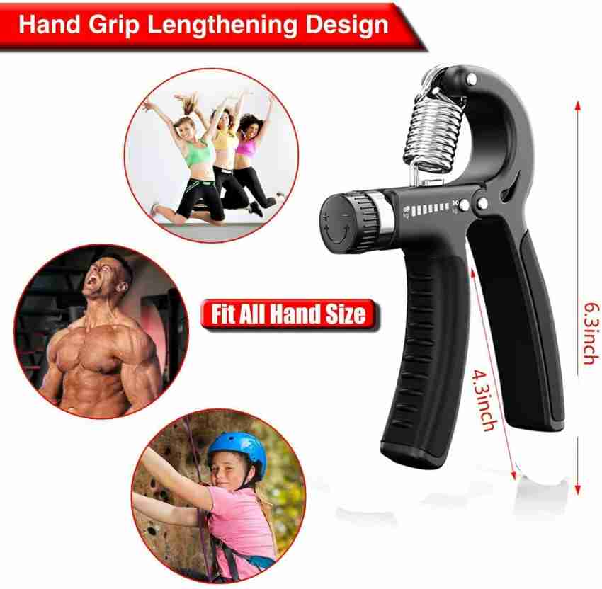 COOL INDIANS 10 To 40kg Hand Gripper For Gym For Men Combo With