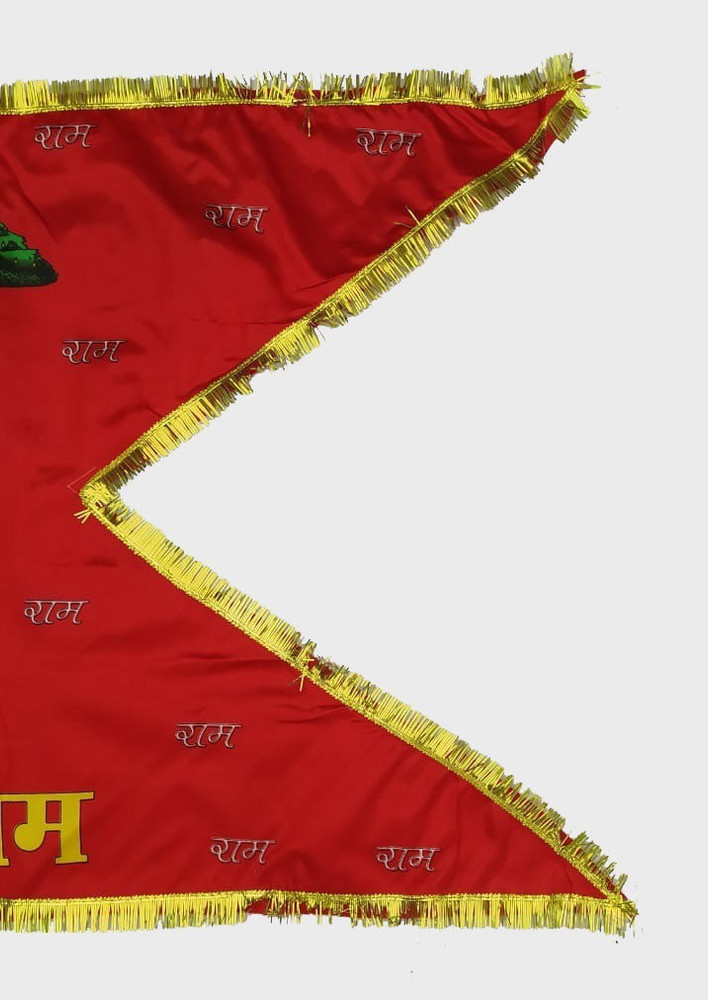 Triangle shaped shop flag