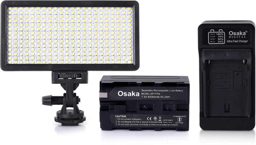 N M Store Osaka Bi Color Dimmable LED Video Light OS LED 308