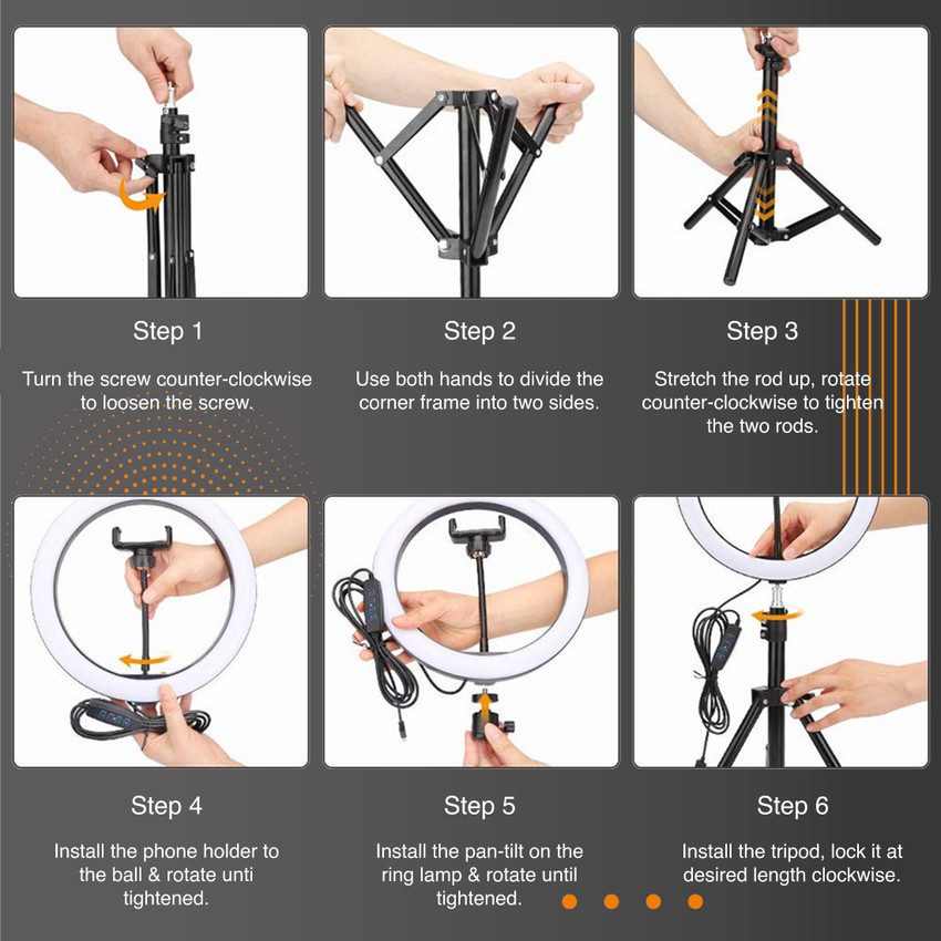 Flipkart SmartBuy 10 inch Big LED Selfie Ring Light with Tripod Stand 7 Feet 3 mode Ring Flash Flipkart SmartBuy Flipkart