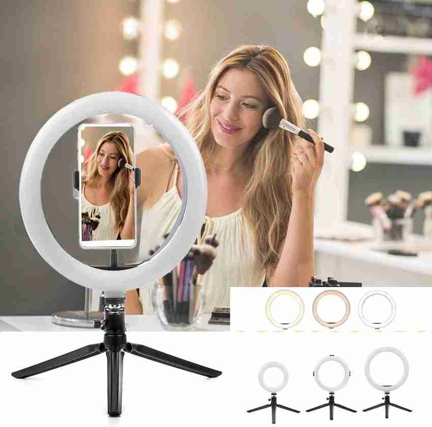 GIIG 26 cm Selfie Ring Light Selfie LED Ring Light Without Tripod Stand  Ring Flash - GIIG 