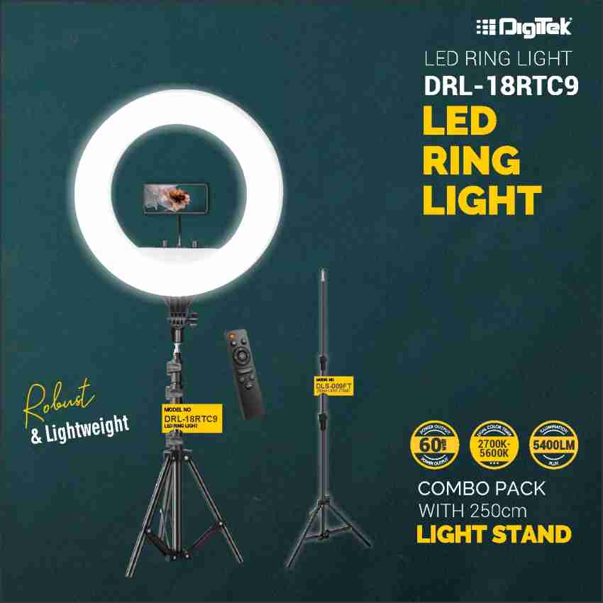 Buy Digitek (DRL-18HC9) Professional 18 inch Ring Light with