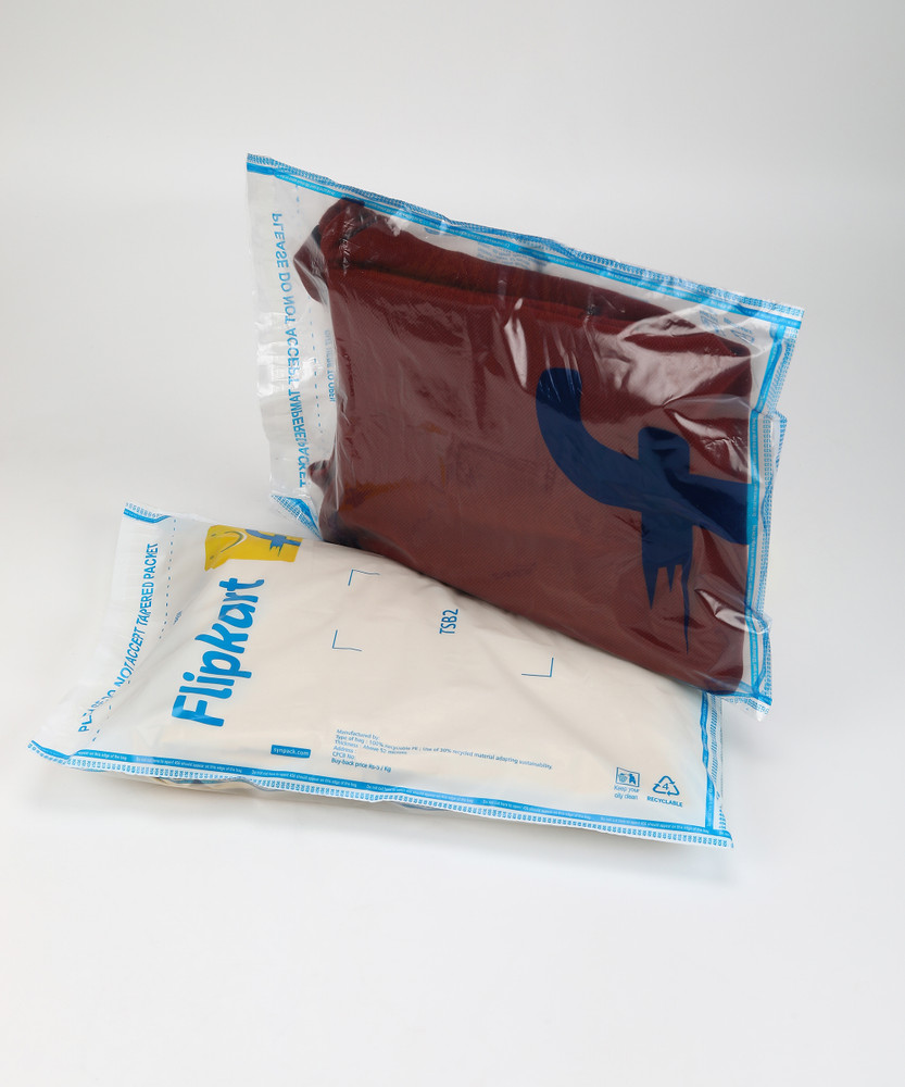 Flipkart Transparent Security Bag LDPE SB2 10 inch x 13 inch
