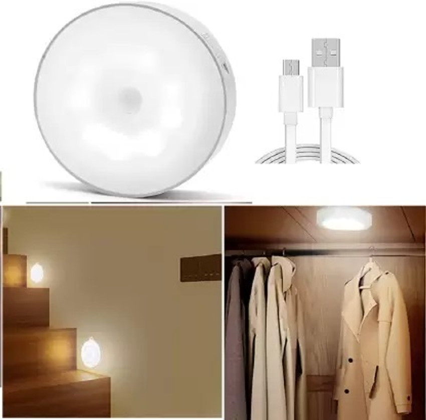 JAMBU Rechargeable Motion Sensor Light for Home Bedroom Kitchen