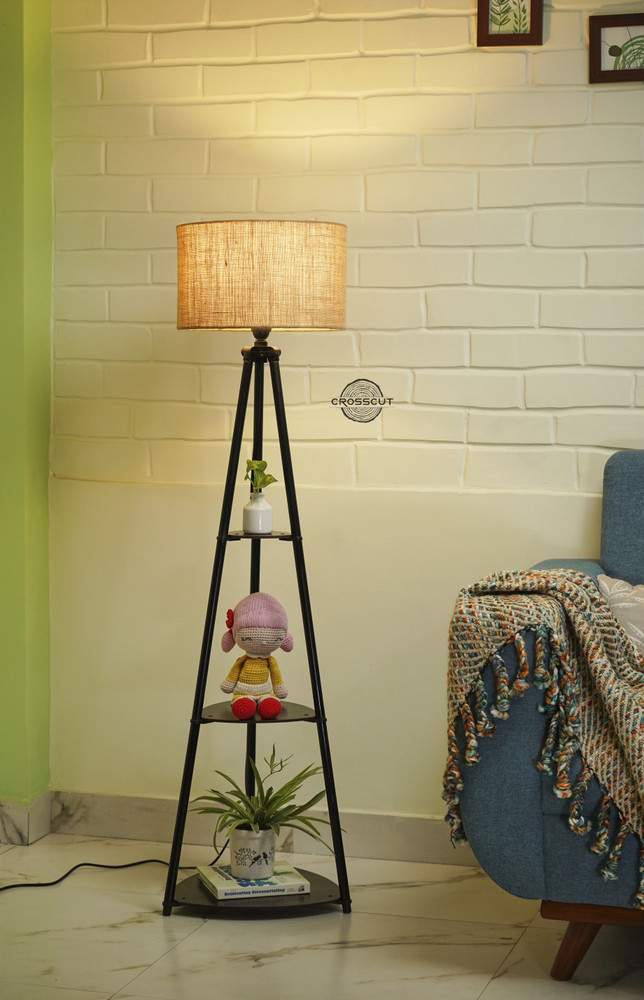 Ladder shop floor lamp