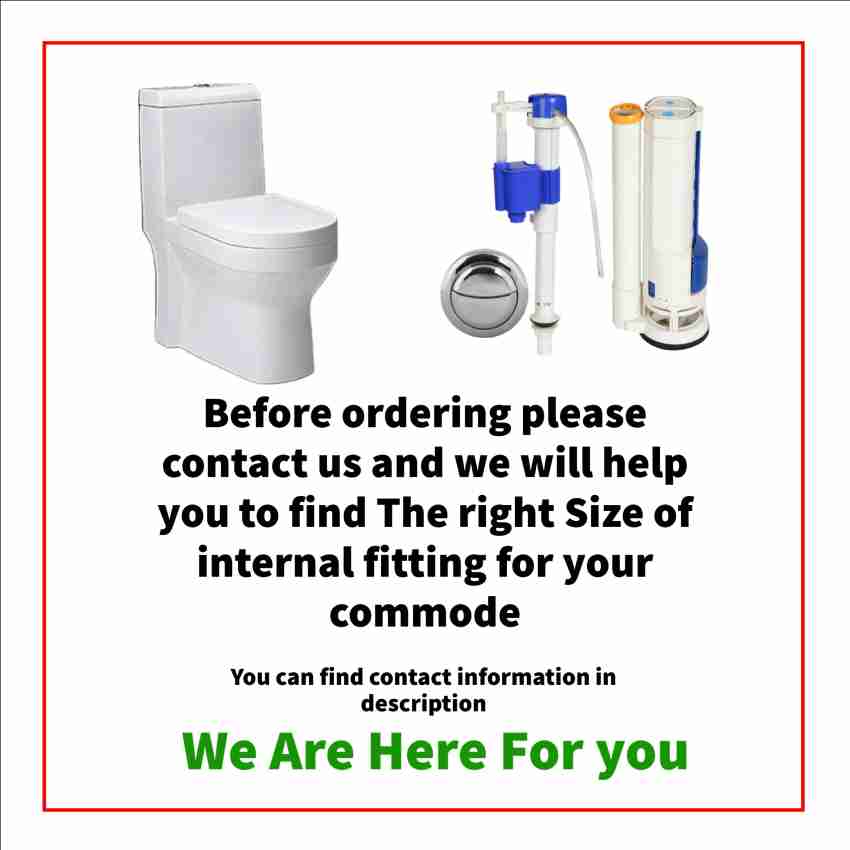 Buy Elegant Casa 65mm Dual Push Flush Round Button for Toilet Water Tank  Online At Price ₹552