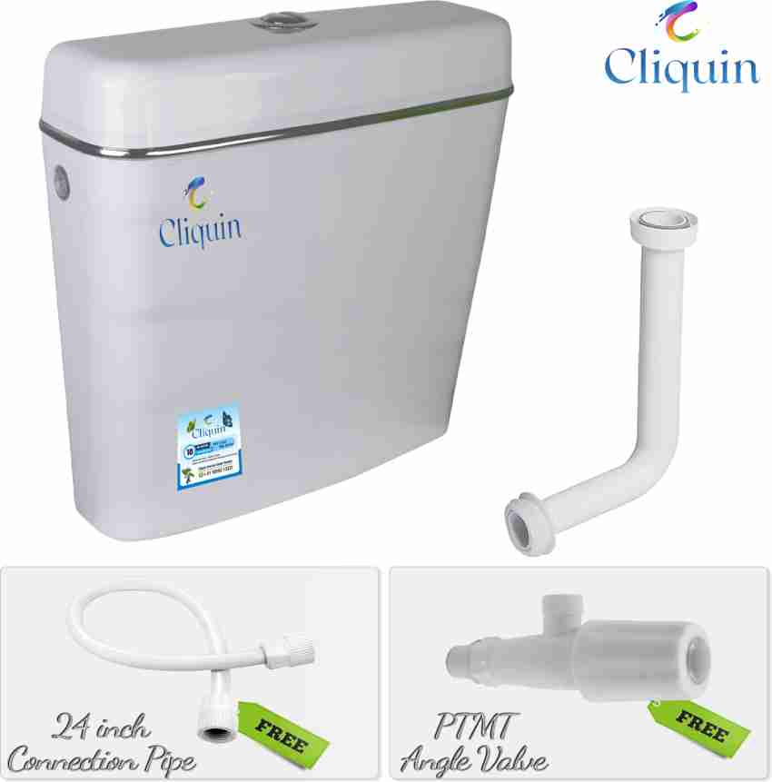 Buy Cliquin CS-107 Premium Flushing Cistern Complete Set Center