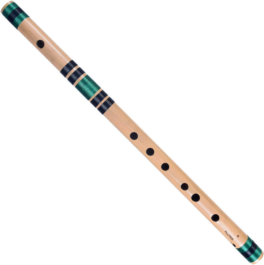 HARIPRASAD FLUTES C Natural Medium Right Hand Bansuri Musical
