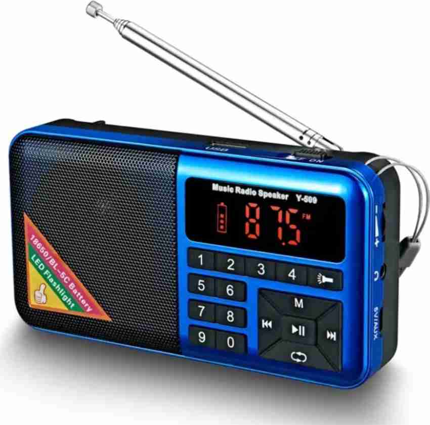 Faux Rabit Blue Retro style Radio with FM band, Bluetooth/USB/SD Card, FM  Radio FM Radio - Faux Rabit 