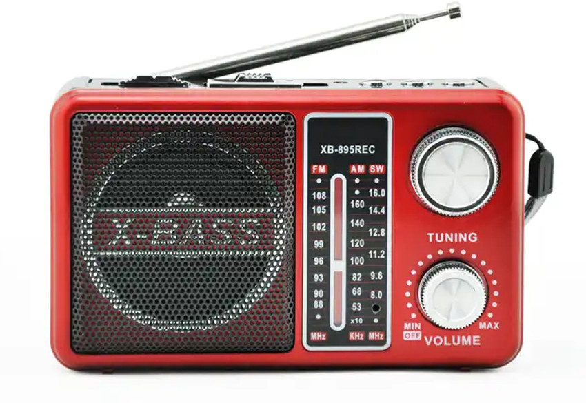 Red cheap fm player
