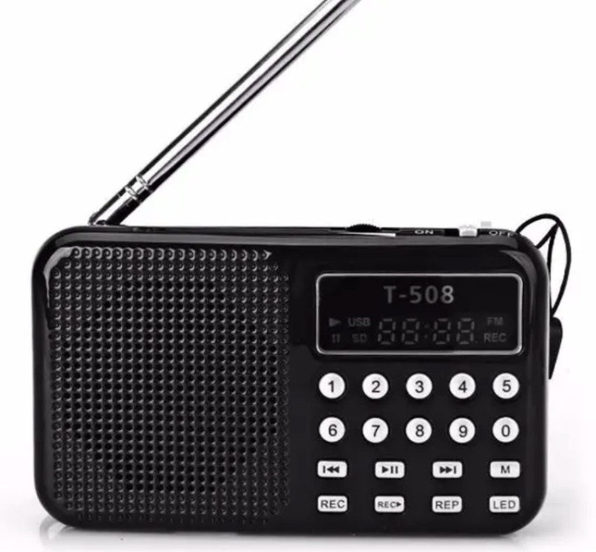 Tixtine R-398 Pocket Radio Transistor, AM FM Dual Band Multimedia FM Radio  FM Radio - Tixtine 