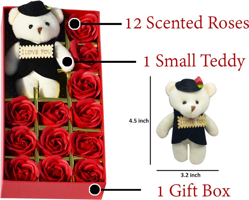 Saugat Traders New Year Gift for Girlfriend, Wife, Husband, Boyfriend,  Girls, Women, Boys, Men - Red Rose Gift Box with Chocolate and Greeting  Card 