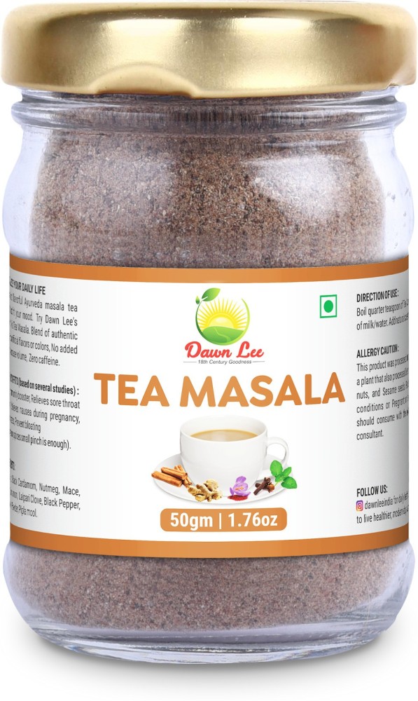 Dawn Lee Tea Masala Powder Chai Masala with 100% Natural Ingredients 50g  (Pack of 1) Combo Price in India - Buy Dawn Lee Tea Masala Powder Chai  Masala with 100% Natural Ingredients