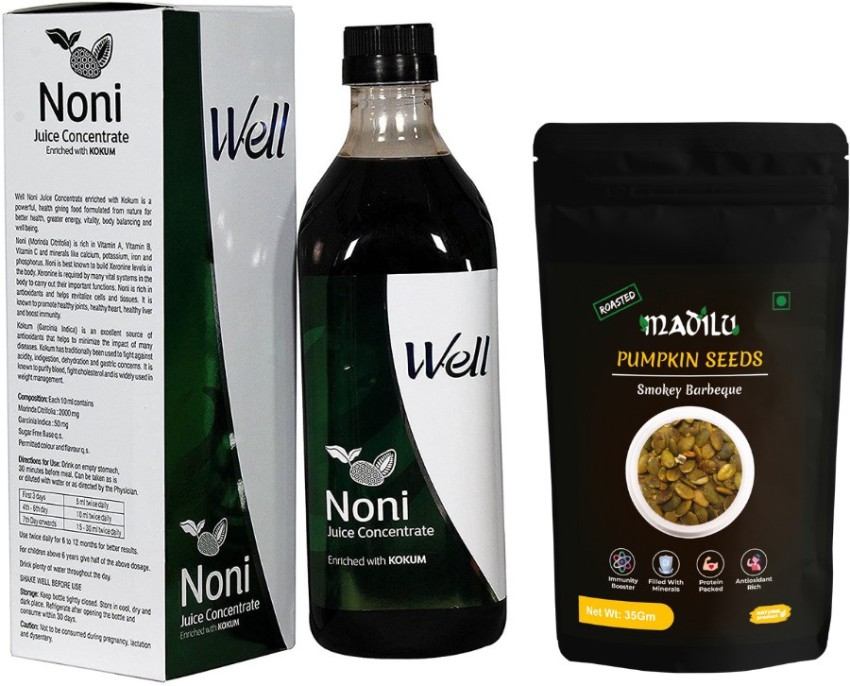 Well noni juice concentrate shop enriched with kokum benefits